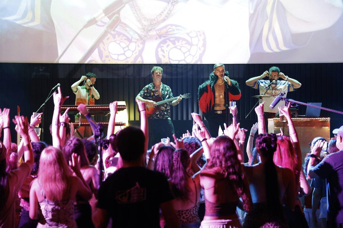 Rodajes de 'Operación Camarón 2' en la Sala Capitol, esta semana.