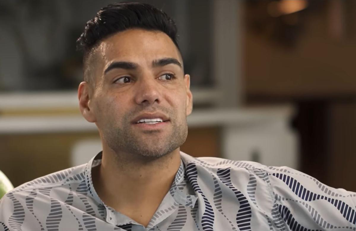 Radamel Falcao, durante su charla en 'El camino de Mario'