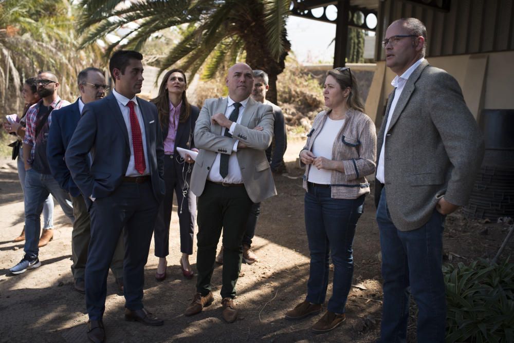 Visita a la ampliación del Jardín Botánico de Puerto de la Cruz.Marco González .Alicia Van Oostende.Fernando Miñarro  | 04/03/2020 | Fotógrafo: Carsten W. Lauritsen