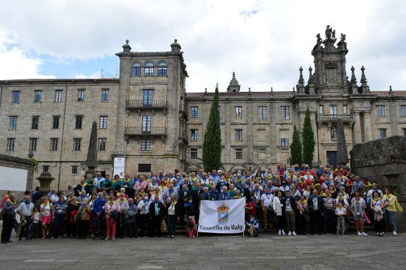 Los valgueses tomaron Santiago para poner el broche de oro a su peregrinación.