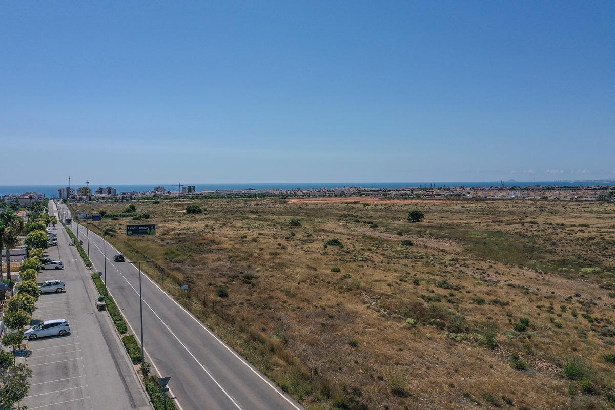 El límite norte del plan en la avenida de Federico García Lorca