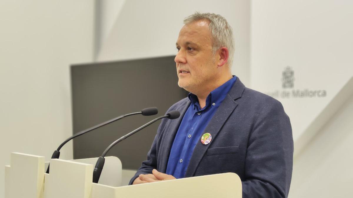 Jaume Alzamora, portavoz de Més en el Consell de Mallorca.
