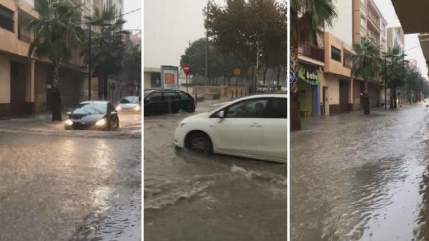 Alboraia sufre los efectos del temporal en València