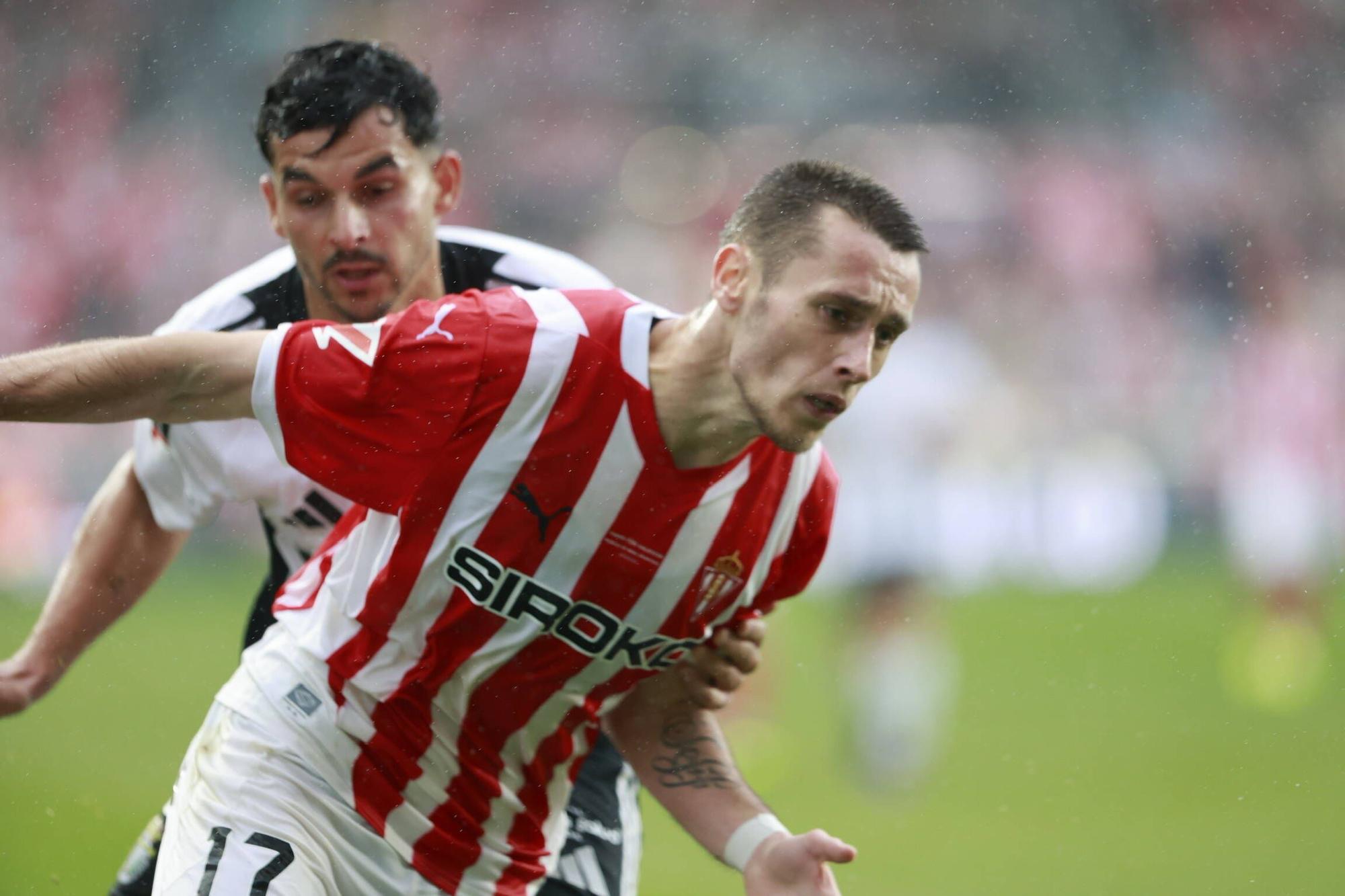 Así fue el partido entre el Sporting y el Burgos