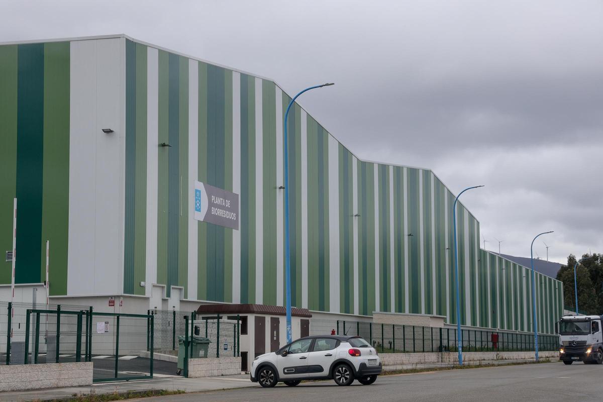 Planta de biorresiduos de Sogama en Vilanova de Arousa.