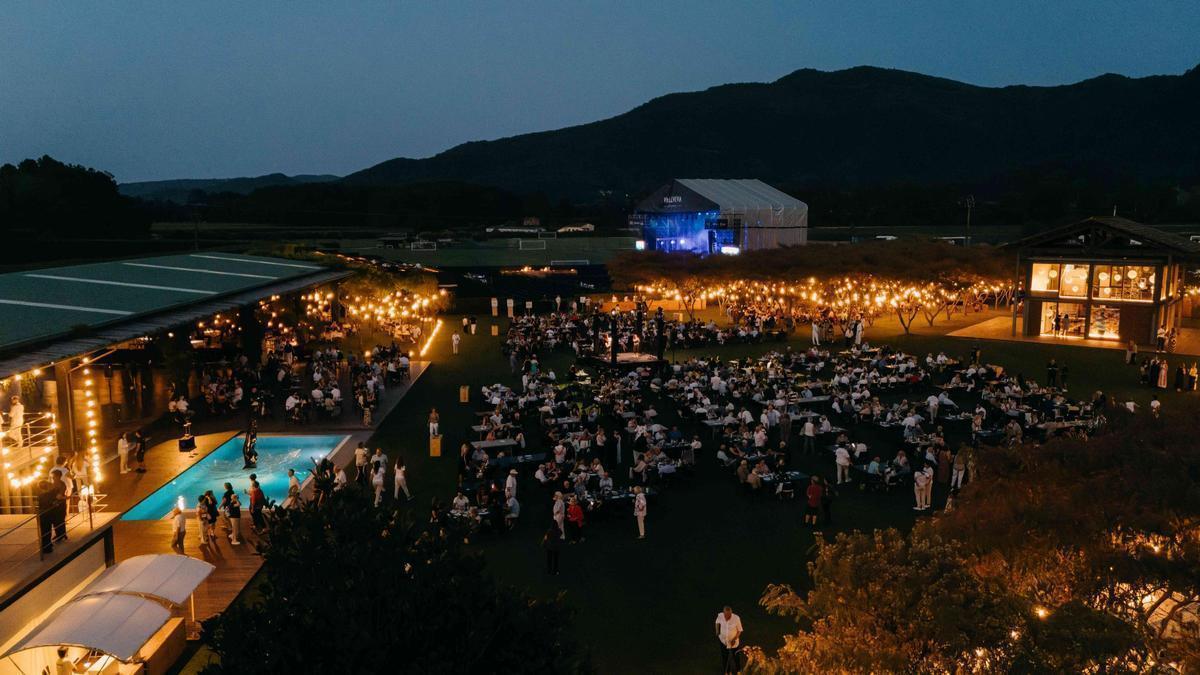 L'espai del Vallviva, amb l'escenari principal al fons.