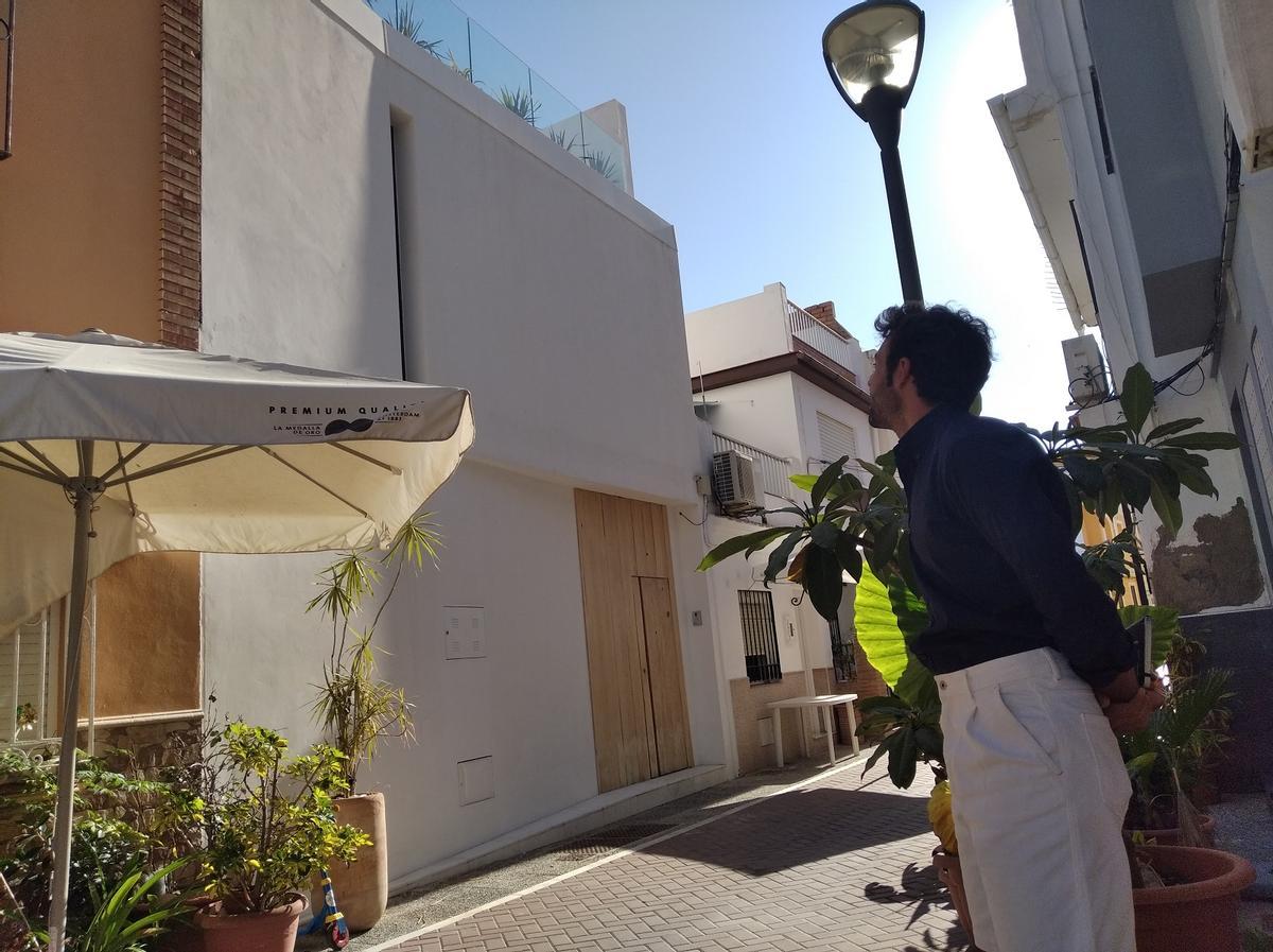 Vivienda moderna en calle Jábega, 51, en Pedregalejo, un proyecto de José Trujillo Prieto.