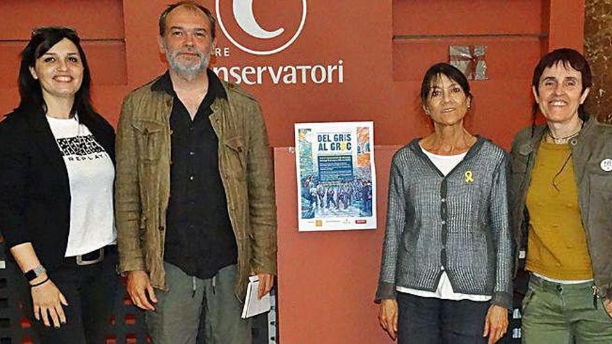 Artistes i promotors del muntatge van presentar-lo ahir a Manresa