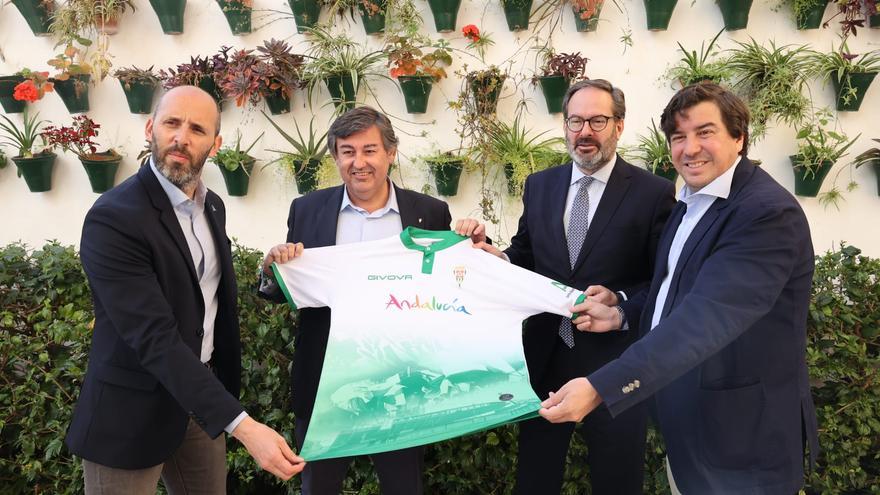 Presentación de la camiseta especial de Andalucía del Córdoba CF.