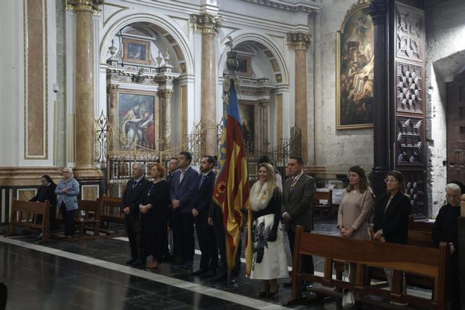 Así ha sido el Te Deum del 9 d'Octubre en la Catedral, de los pocos actos que han sobrevivido a la lluvia