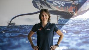 La jefa del proyecto del equipo Alinghi Red Bull Racing de la Copa América de vela, Coraline Jonet.