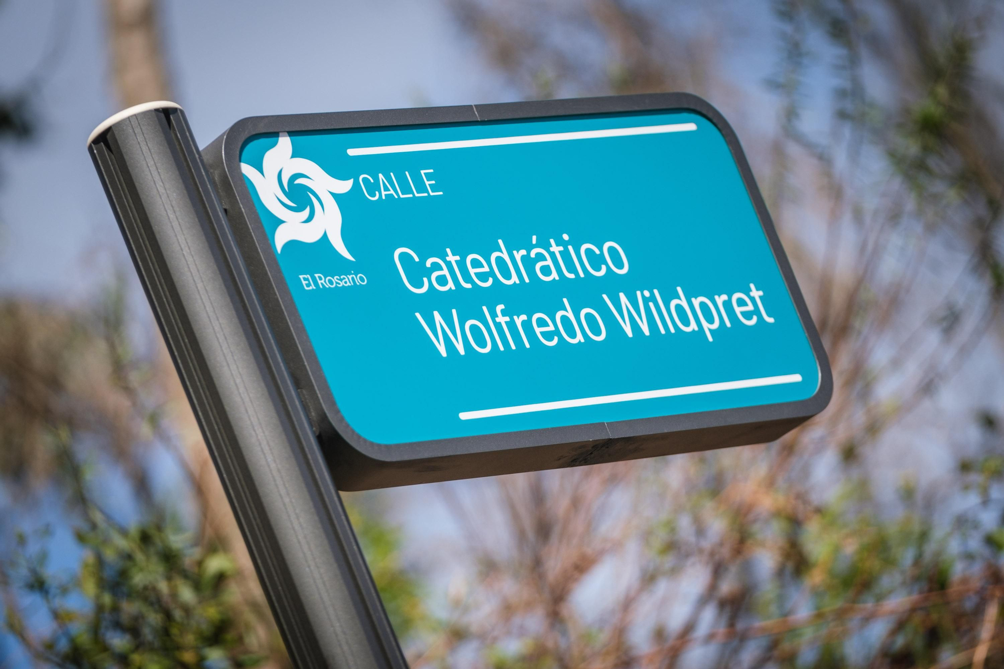 Inauguración de la calle Catedrático Wolfredo Wilpret