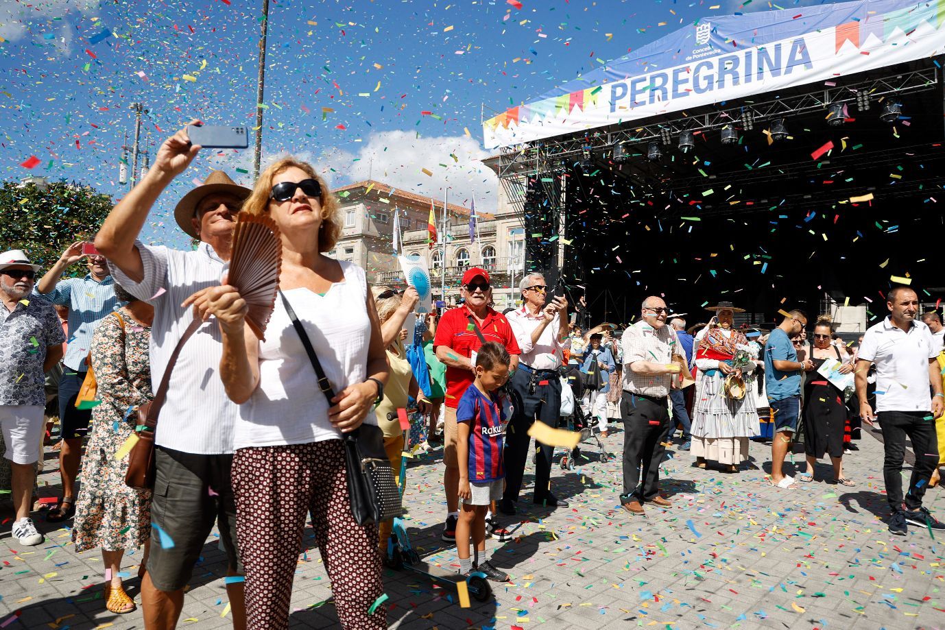 Las fiestas de A Peregrina llenan Pontevedra