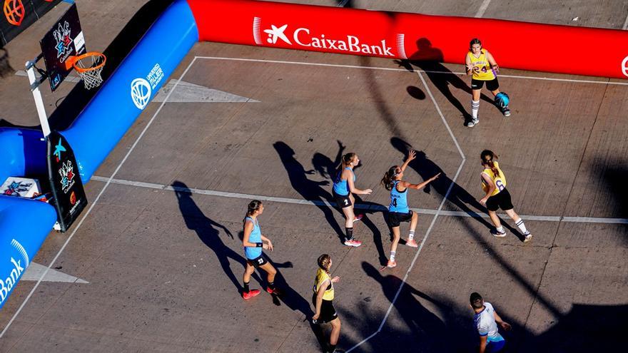 El circuito Plaza 3x3 CaixaBank de baloncesto llegará a Las Tendillas