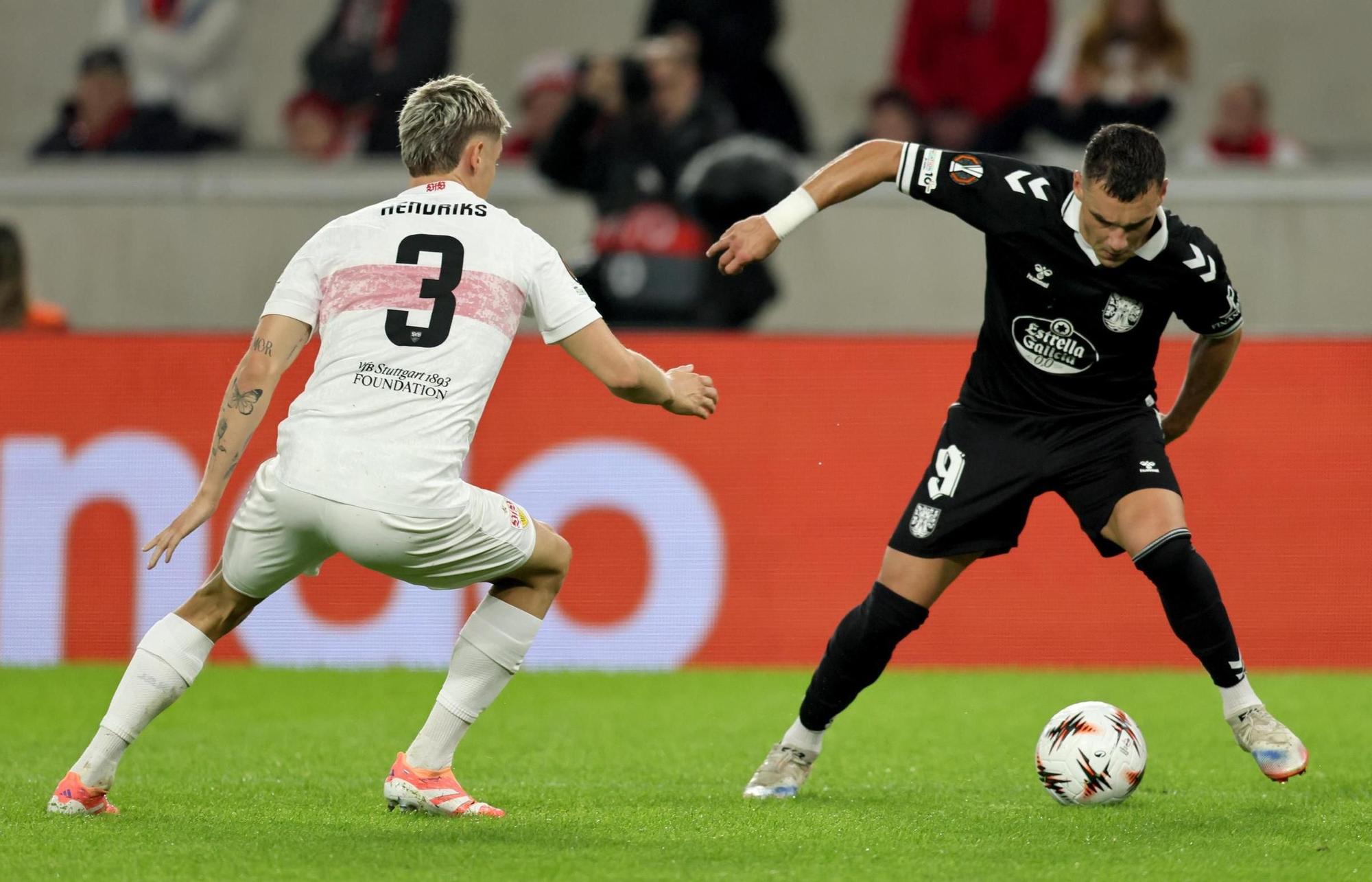 Las imágenes del debut del Celta en Europa League, frente al Stuttgart