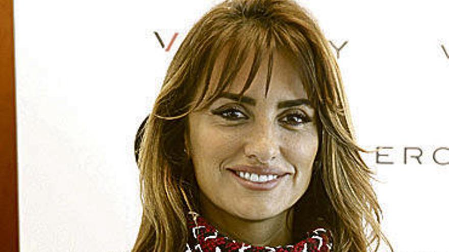 Penélope Cruz, ayer.