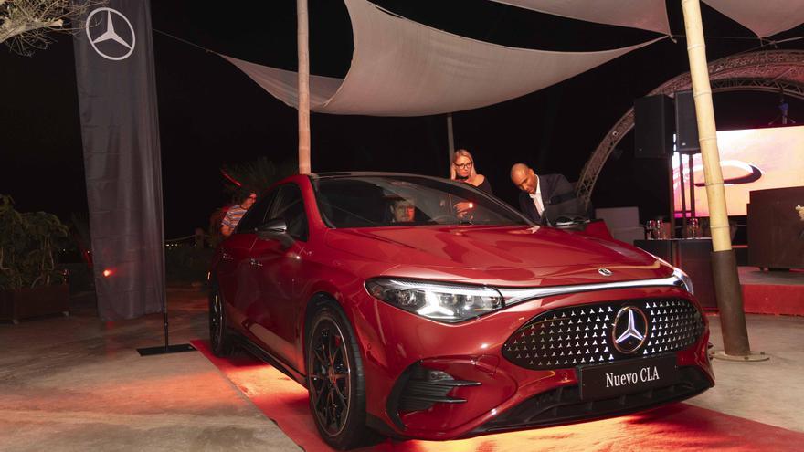 Presentación del nuevo modelo Mercedes CLA en Alicante