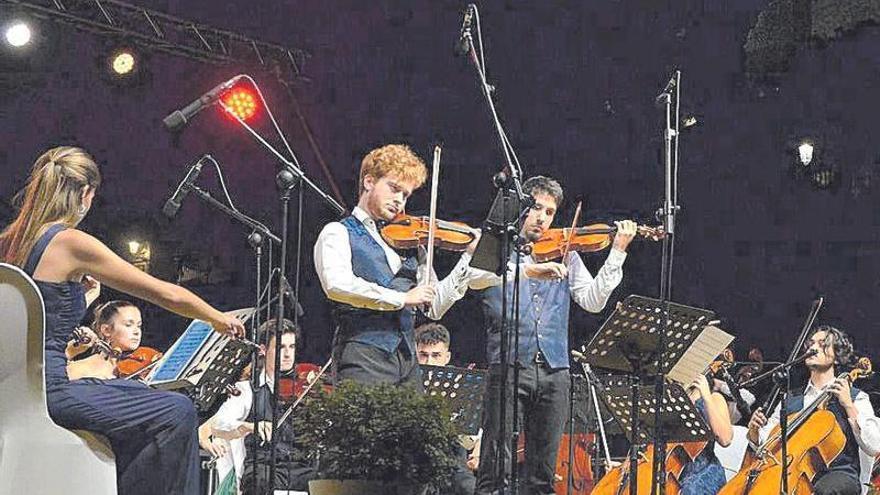 Imagen del concierto que ofreció anoche Nostrum Mare Camerata.