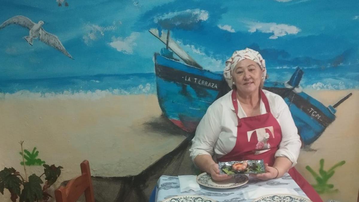 Trinidad Sánchez, con su tapa 'El secreto de la reina'.