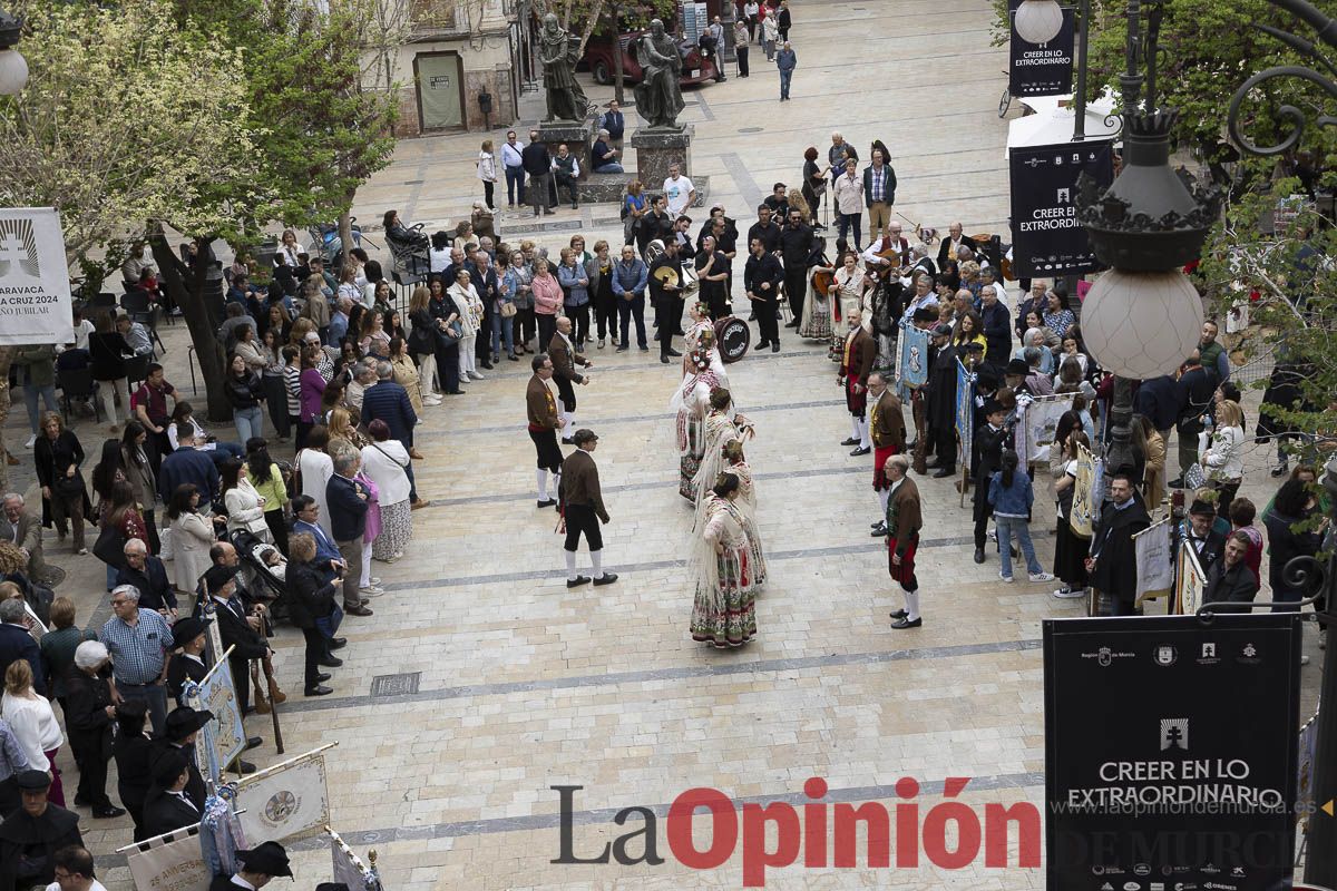 Las Fiestas de Yecla y peregrinos de Lorca llegan a Caravaca