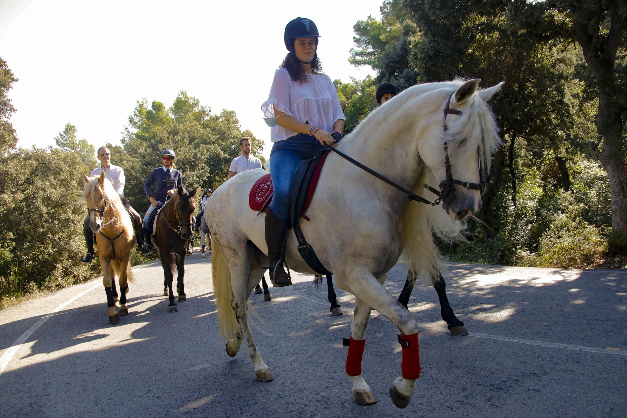 Alcoy vuelve a celebrar tres años después la romería de la Font Roja