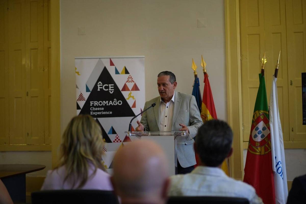 Representantes de Eilza y de la Diputación de Zamora presentan Fromago Cheese Experience 2026 en la sede portuguesa de la Fundación Rei Afonso Henriques, en Bragança.