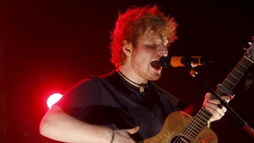 Ed Sheeran, durante una actuación en Benicassim