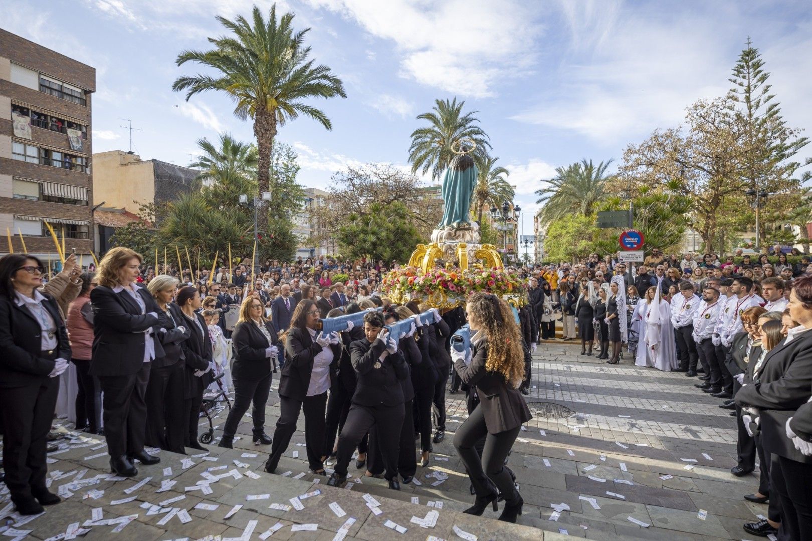 Las imágenes de la procesión del Encuentro del Domingo de Resurrección en Torrevieja