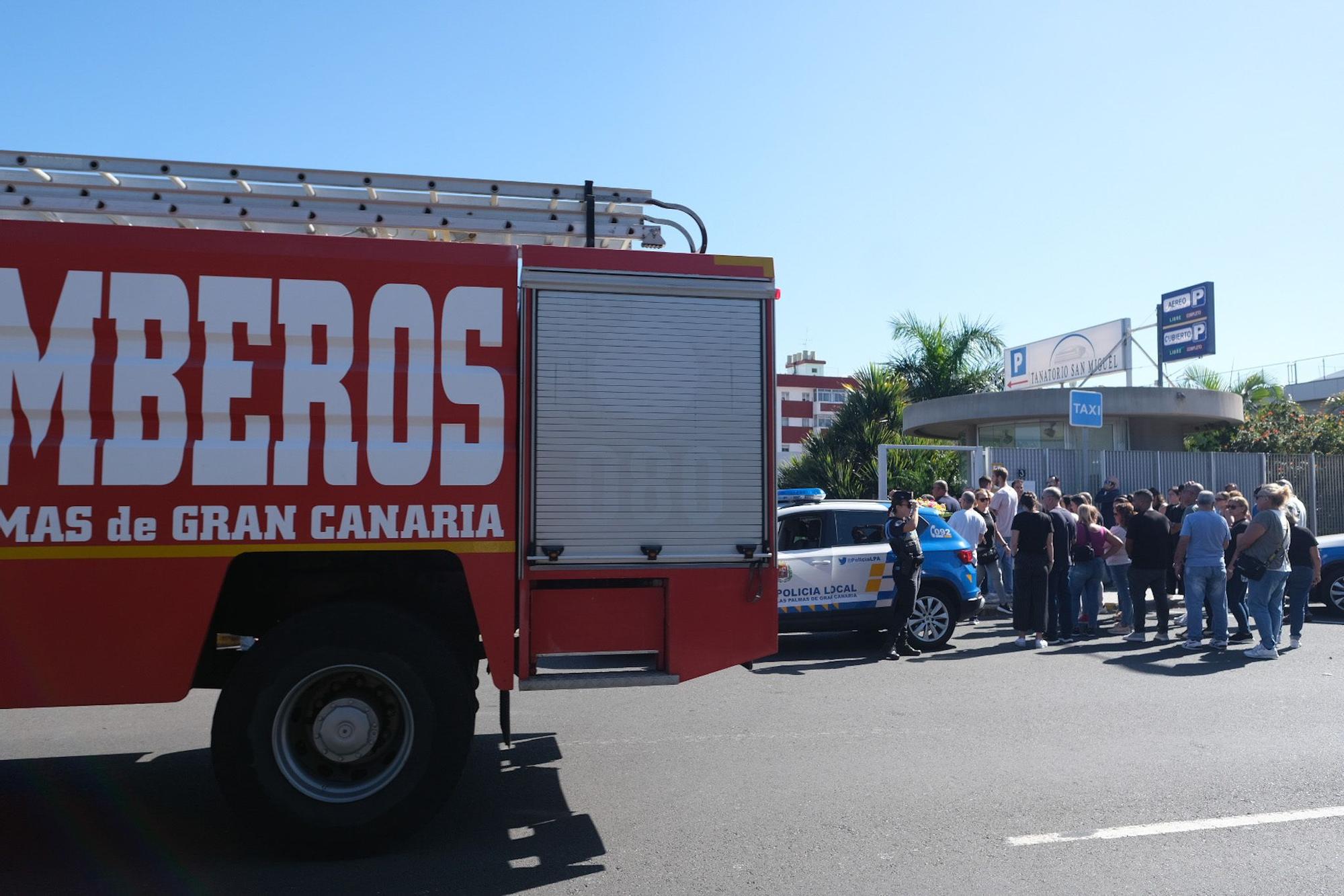 Incendio en el tanatorio de San Miguel