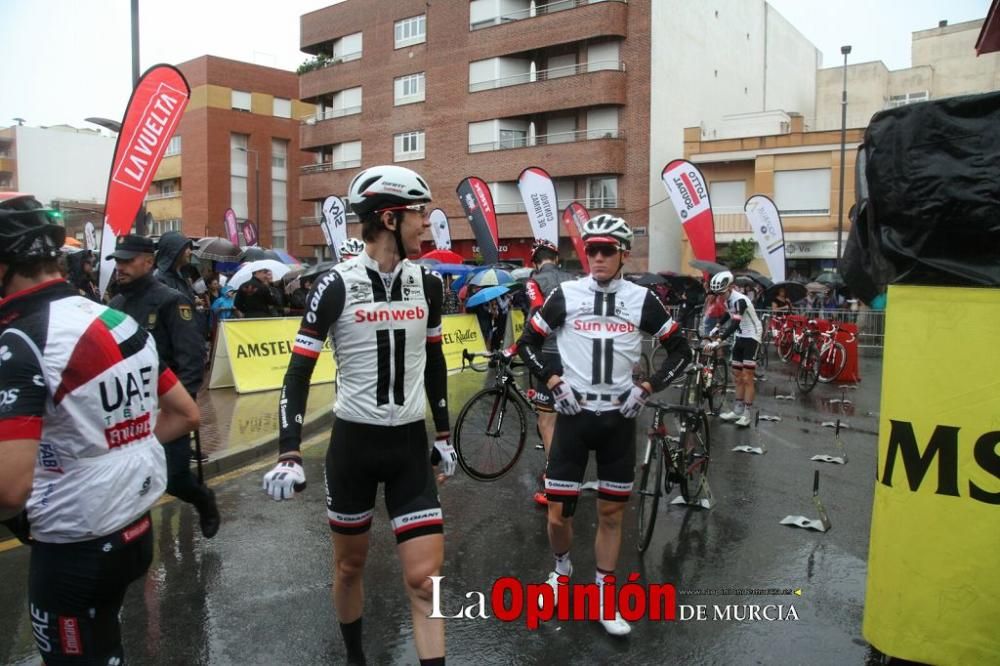 Salida de la Vuelta Ciclista a España desde Lorca