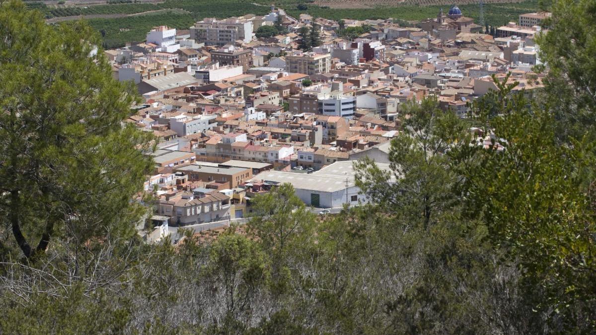 Vista de Benifairó y Faura.