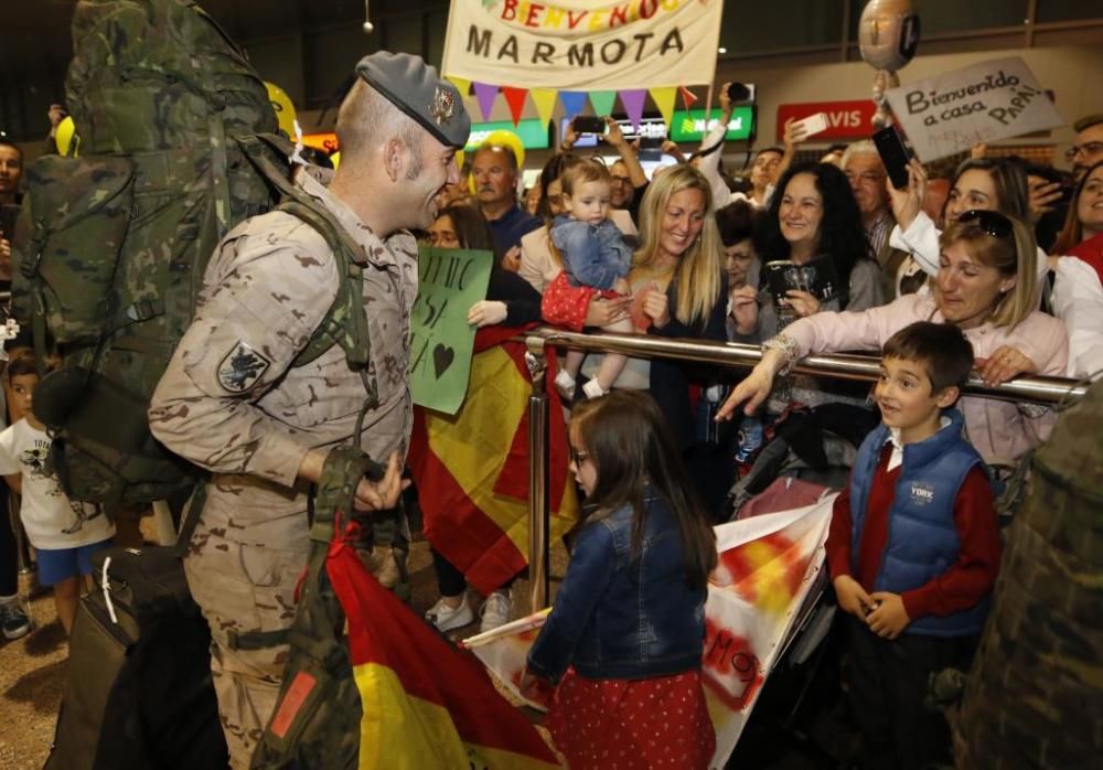 La primera rotación con unos 120 militares de la Brilat procedente de Malí llega a Vigo