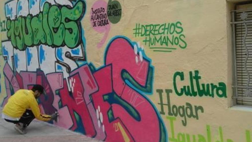 Arte urbano por los Derechos Humanos