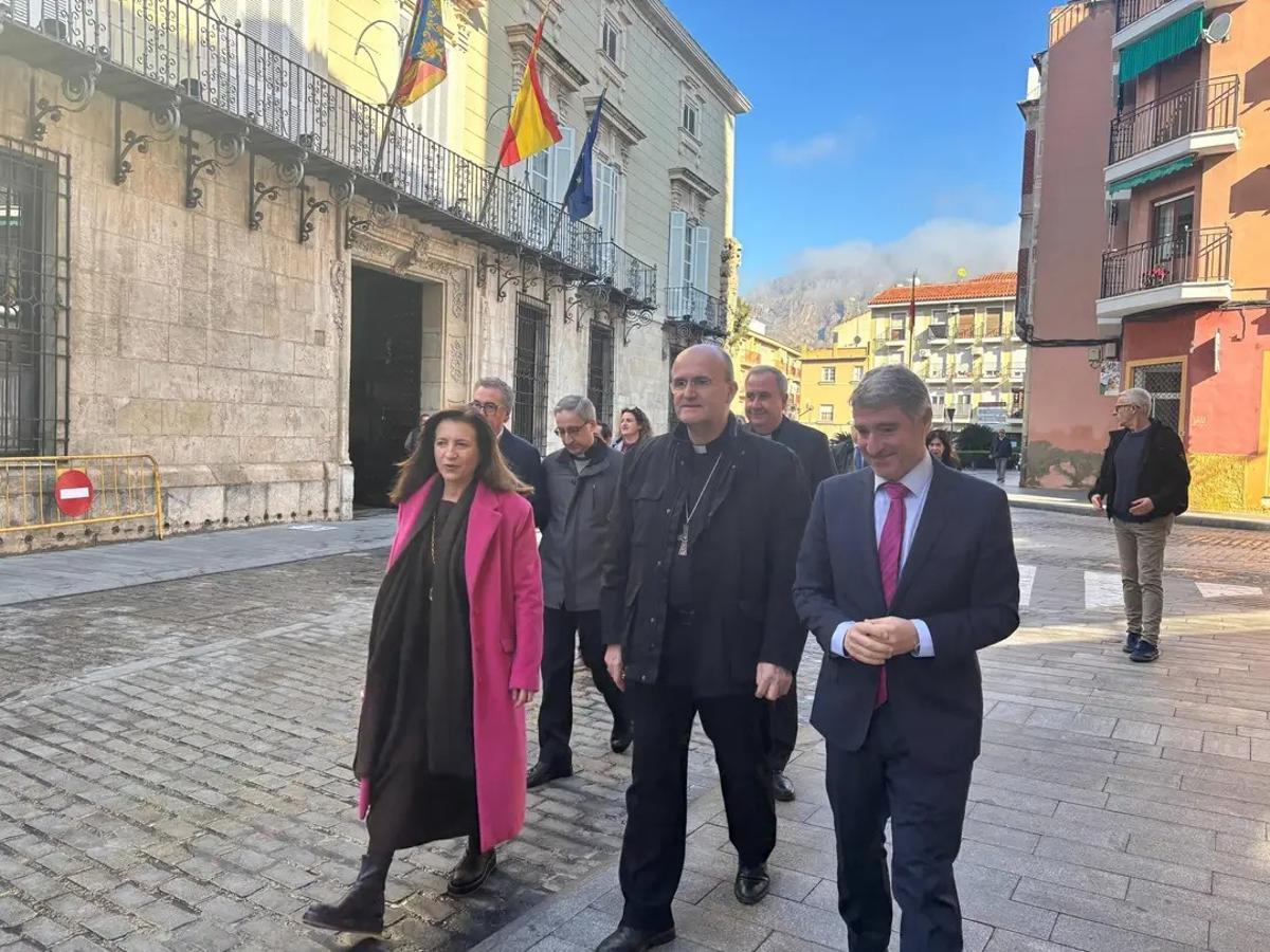 La secretaria autonómica de Cultura, Marta Alonso, en una reciente visita a Orihuela