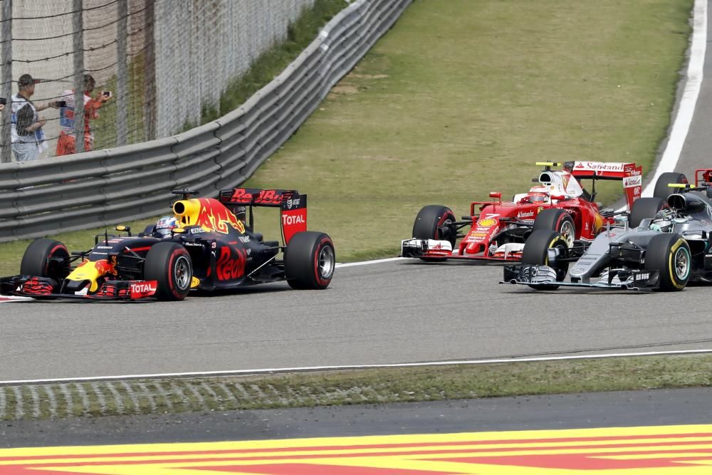 Las mejores imágenes de la carrera en el circuito de Shanghái.