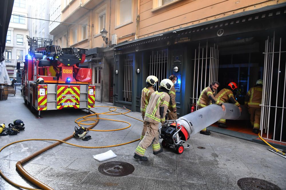 Incendio en la calle de la Estrella