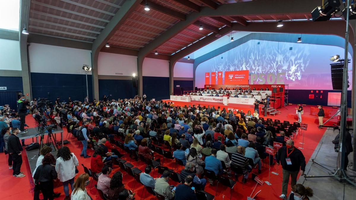 Celebración del XIII Congreso Regional del PSOE en Ifeme.