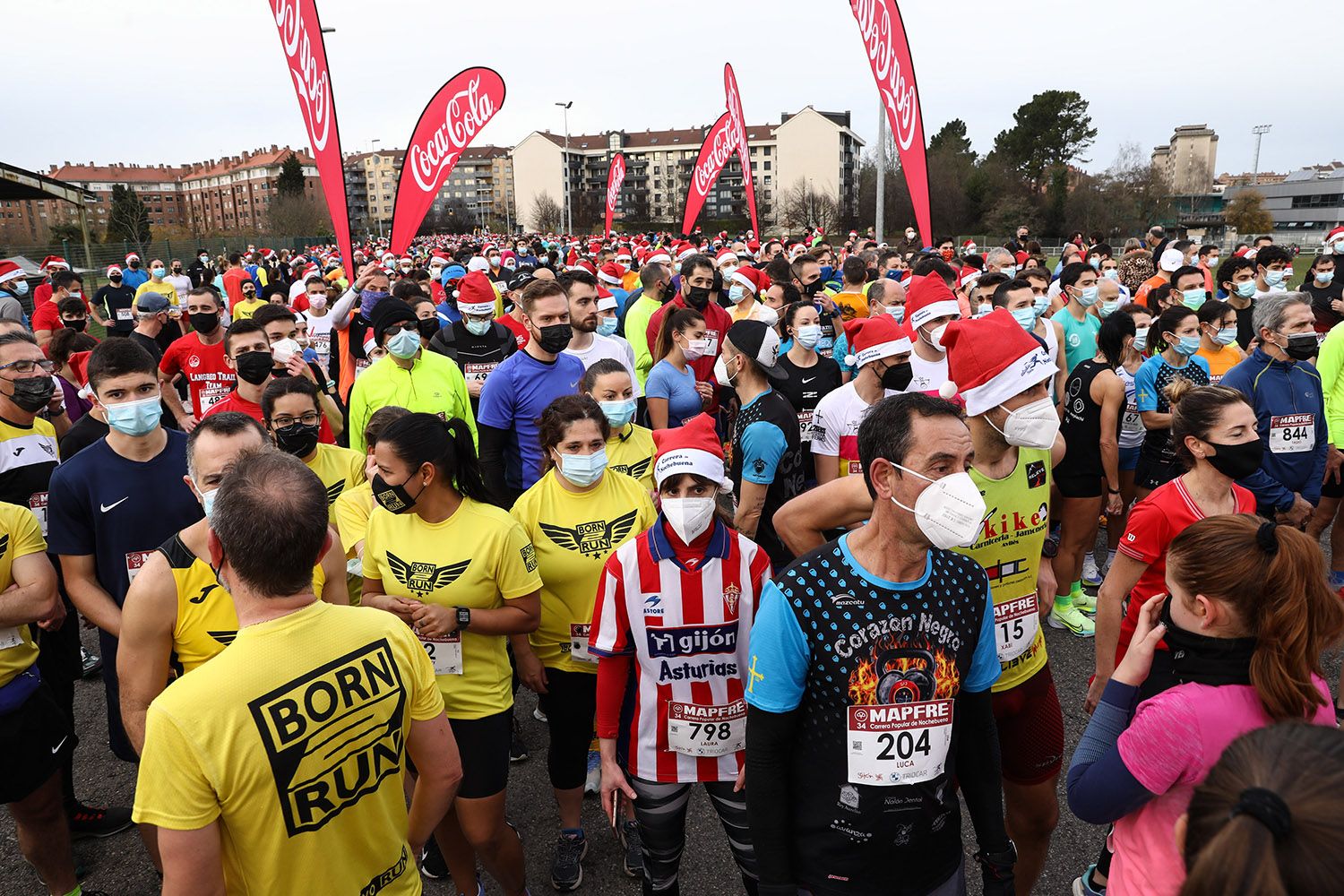 La carrera Popular de Nochebuena de Gijón, en imágenes - La Nueva España