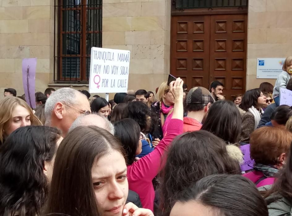 8-M en Asturias: El feminismo inunda las plazas