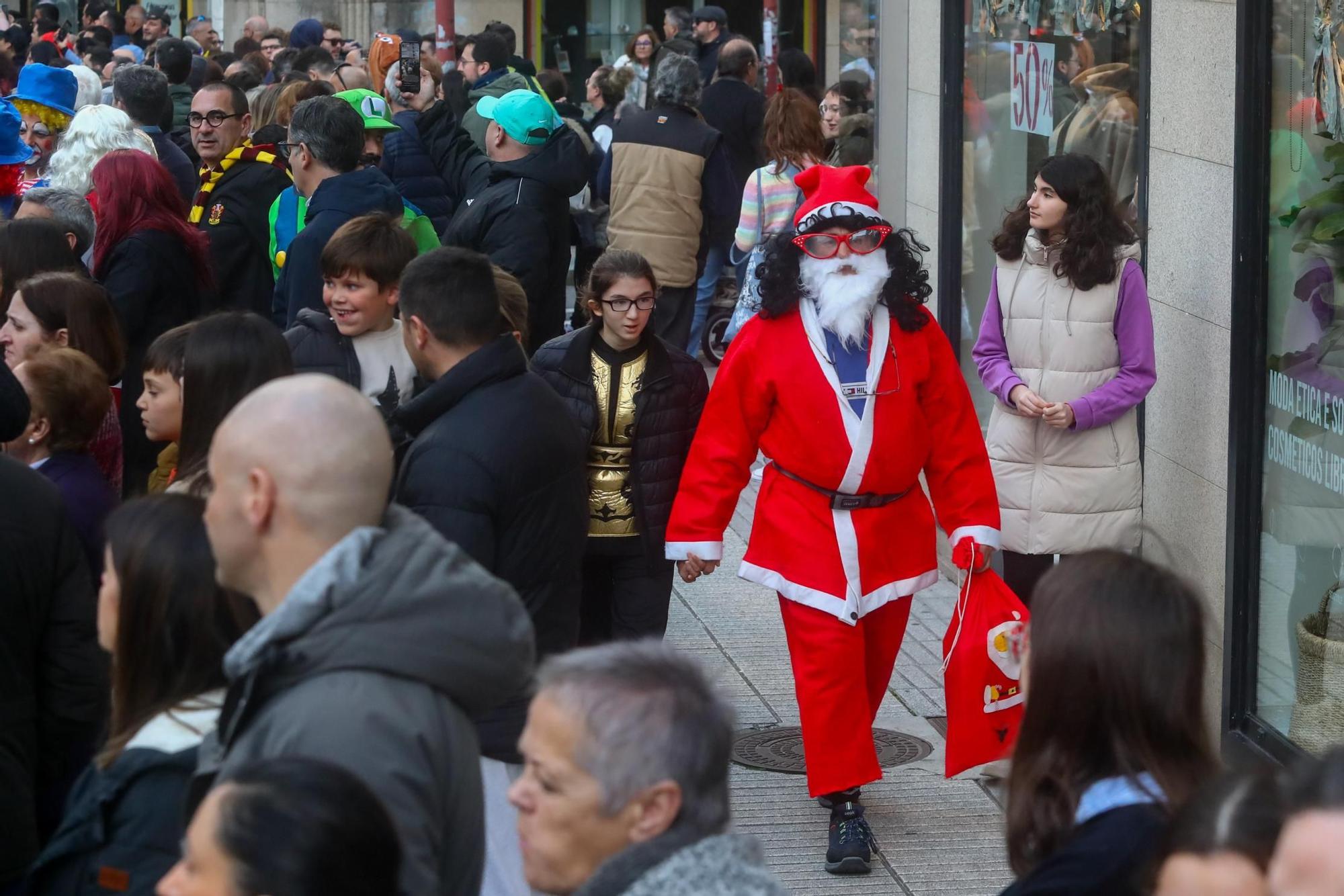 Arousa vivió el carnaval a lo grande