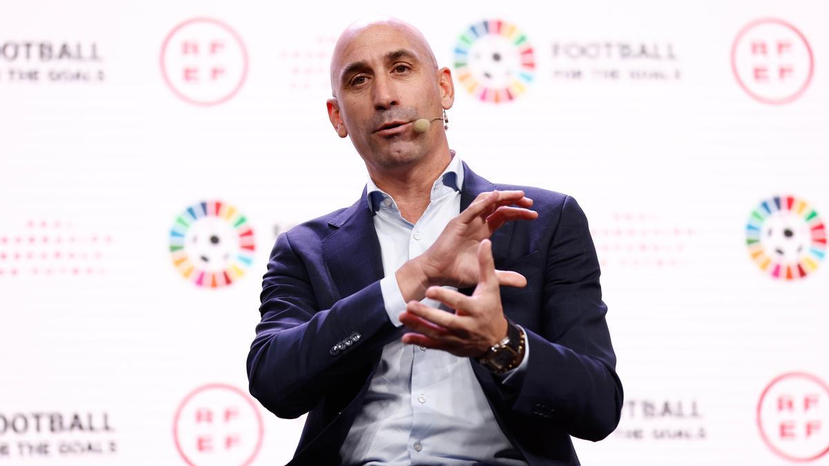 El presidente de la Real Federación Española de Fútbol, Luis Rubiales.