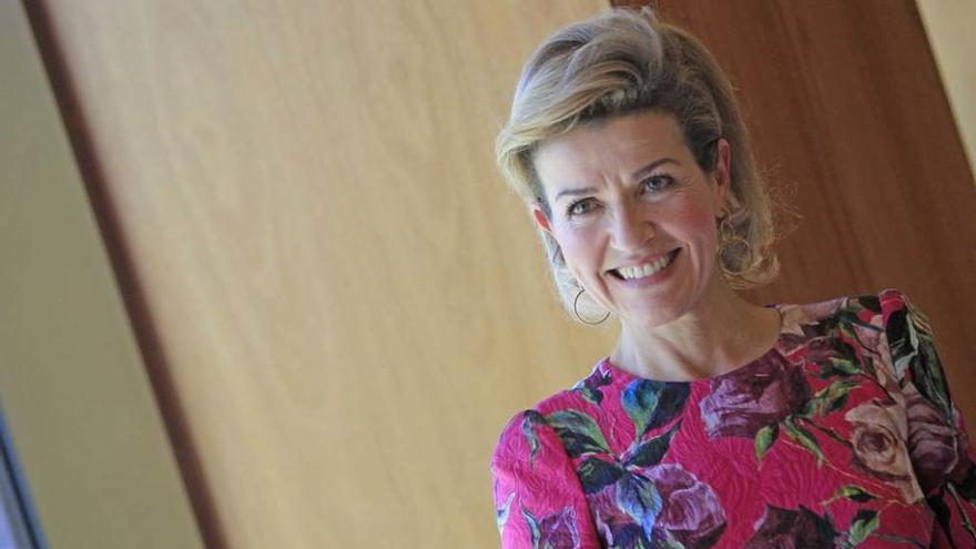 Anne Sophie Mutter, ayer, en Madrid.