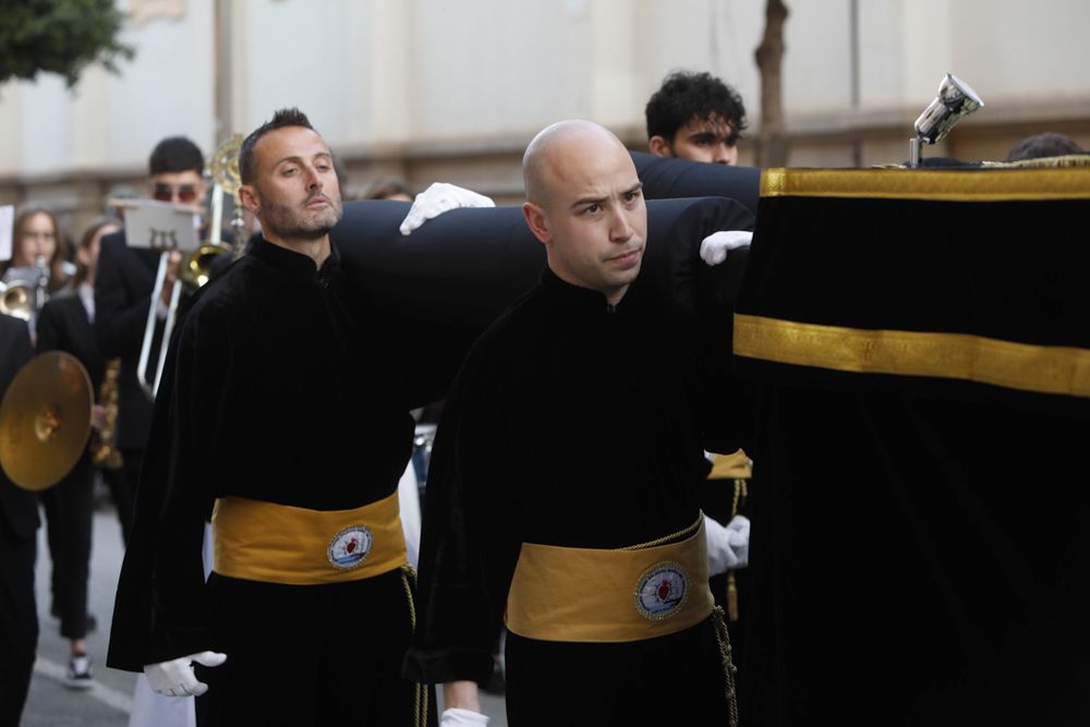 Procesión de Viernes Santo en el Port de Sagunt.