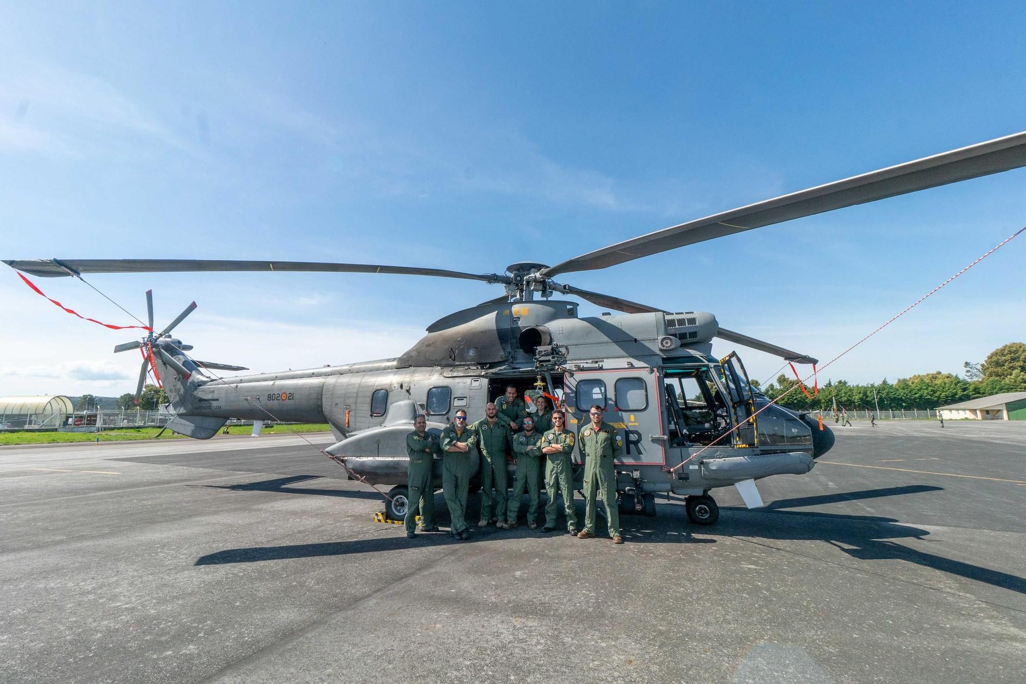 Aeródromo militar de Santiago. Visita a medios aéreos y terrestres en el marco del ejercicio Madrisar Samar 25