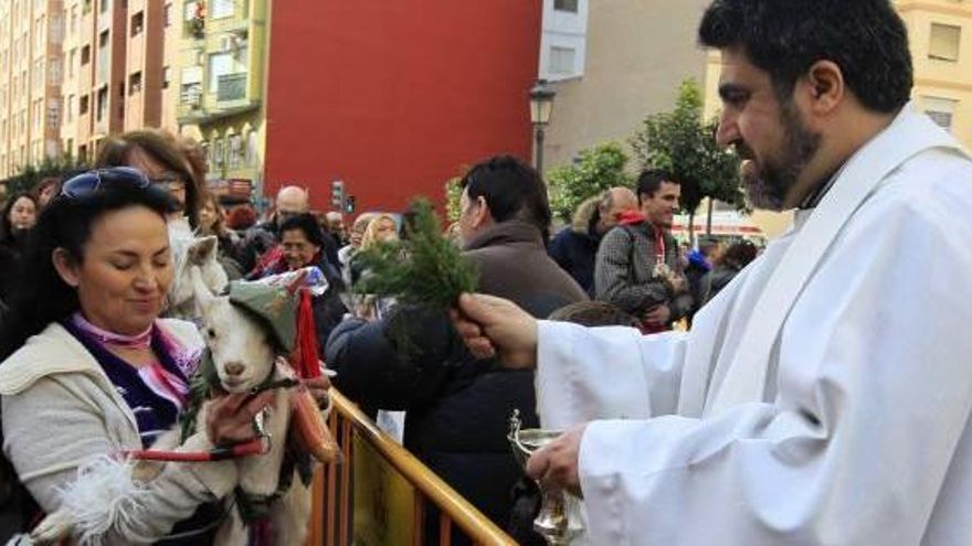 La calle Sagunto se prepara para Sant Antoni