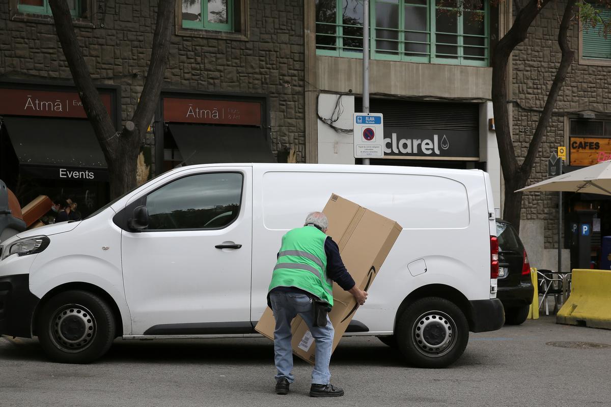 La taxa Amazon pel repartiment a domicili de productes ‘online’ entrarà en vigor la setmana vinent a Barcelona