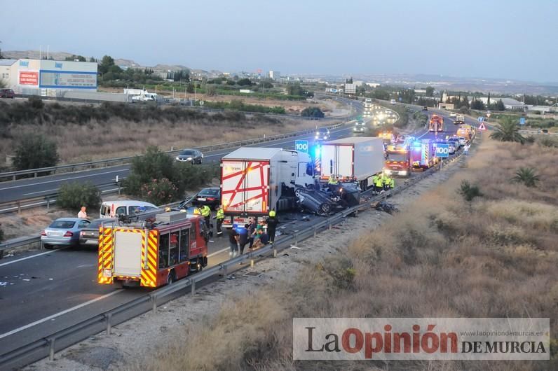 Grave accidente en Sangonera la Seca