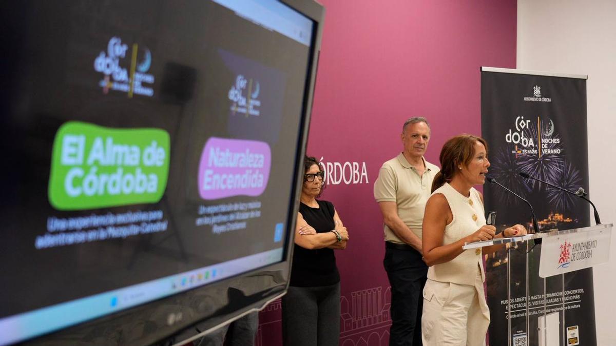 Presentación de la web sobre el turismo nocturno en Córdoba.
