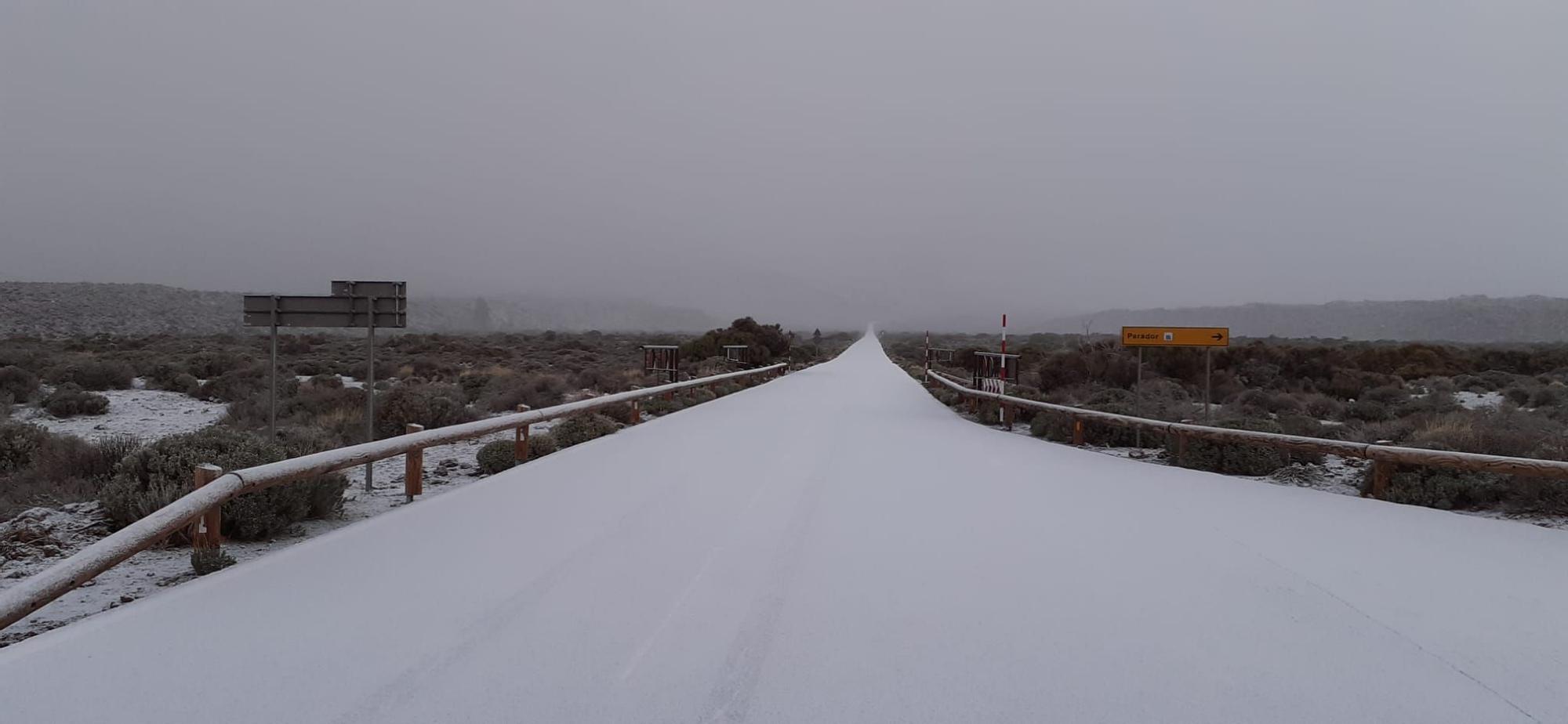 Las imágenes de la nevada en Tenerife