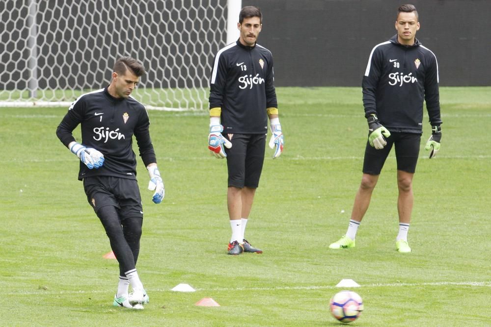 Entrenamiento del Sporting